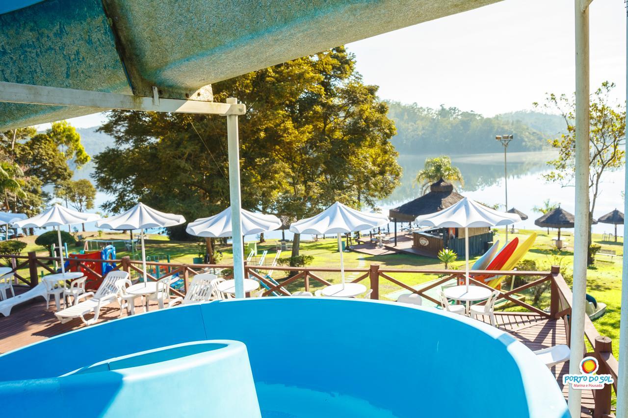 Marina E Pousada Porto Do Sol Nazare Paulista Bagian luar foto